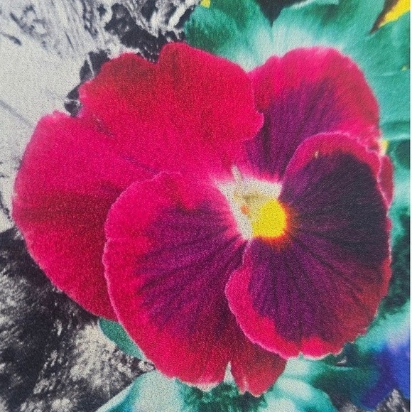 ZARA W B Collection Floral Print Sleeveless Tank Top Womens Size M - Picture 3 of 7